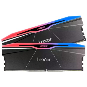 DDR5 32GB 6000MHz CL30 KIT (2x16GB) Lexar RGB Ares XMP3.0 1,4V črna (LD5U16G60C30BR-RGD) DDR5 32GB 6000MHz CL30 KIT (2x16GB) Lexar RGB Ares XMP3.0 1,4V črna (LD5U16G60C30BR-RGD)