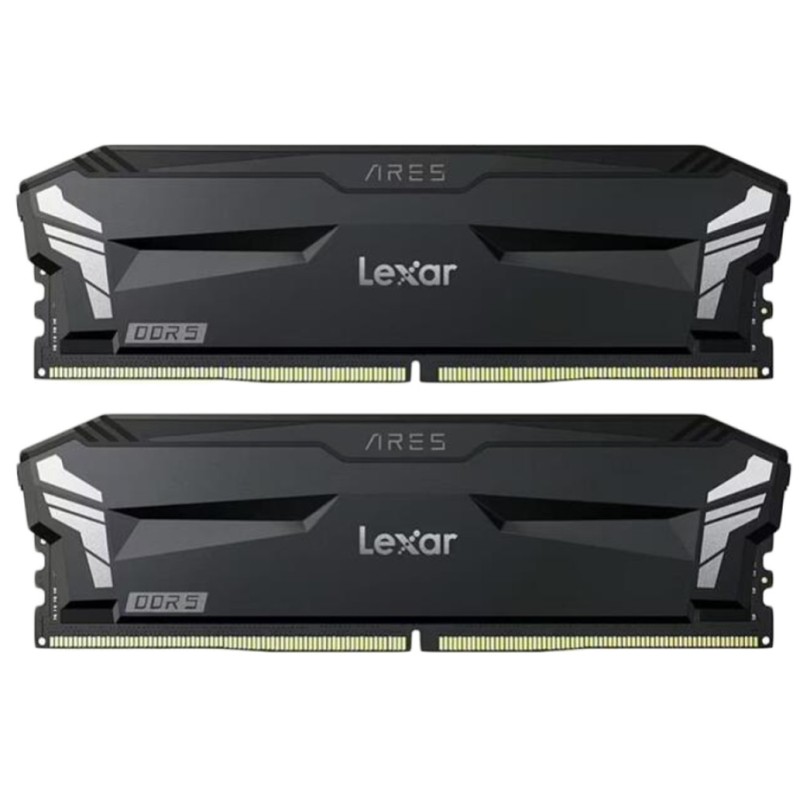 DDR5 32GB 6000MHz CL30 KIT (2x16GB) Lexar Ares XMP3.0 1,4V črna (LD5U16G60C300A-RGD) Lexar DDR5 32GB 6000MHz CL30 KIT (2x16GB) Lexar Ares XMP3.0 1,4V črna (LD5U16G60C300A-RGD)