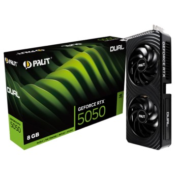 Grafična kartica nVidia RTX5050 Palit Dual - 8GB GDDR6 (NE65050019P1-GB2070D)