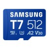 Spominska kartica microSDXC 512GB Samsung T7 170MB/s/U3 V30 UHS-I A2 (MB-MB512T/WW) SAMSUNG Spominska kartica microSDXC 512GB Samsung T7 170MB/s/U3 V30 UHS-I A2 (MB-MB512T/WW)