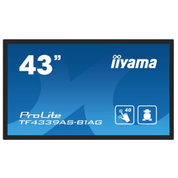 Monitor Iiyama 108 cm (42,5") TF4339AS-B1AG 4K na dotik PCAP Interaktivni IPS 8ms 2xHDMI DP 2xUSB Zvočniki 2x10W  RJ45 ProLite interaktivni monitor Android 11