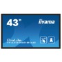 Monitor Iiyama 108 cm (42,5") TF4339AS-B1AG 4K na dotik PCAP Interaktivni IPS 8ms 2xHDMI DP 2xUSB Zvočniki 2x10W  RJ45 ProLite interaktivni monitor Android 11