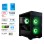 Računalnik MEGA MT S7X i5-14400/RTX5060Ti/16GB/1TB/750W/Brez OS/črna + Estetski napajalni kabli [Zelena / Črna]