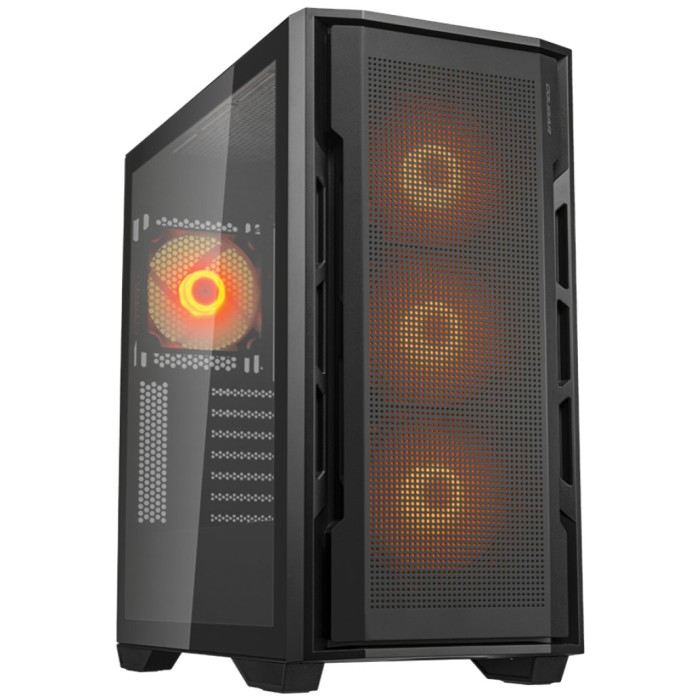 Ohišje Cougar Uniface mesh MidiATX - črna ARGB Ohišje Cougar Uniface mesh MidiATX - črna ARGB