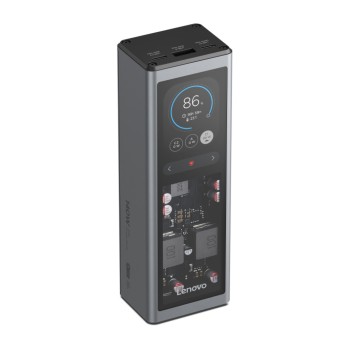Prenosna baterija Lenovo Powerbank 140W 20000mAh 2xUSB-C 1xUSB-A črno/siva