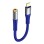 Adapter avdio USB-C (m) => 3,5mm (ž) 0,20m AXC-02 Orico moder (ORICO-AXC-02-BL-BP)