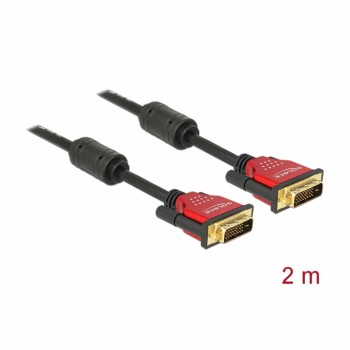 Kabel Delock DVI digital-digital 2m premium s ferito 24+1