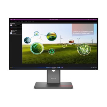 Monitor Lenovo 68,6 cm (27,0") P27Q-40 2560x1440 120Hz IPS 4ms HDMI DisplayPort DP-Out 3xUSB3.2 USB-C-Out Pivot  DCI-P3-98% HDR10 ThinkVision