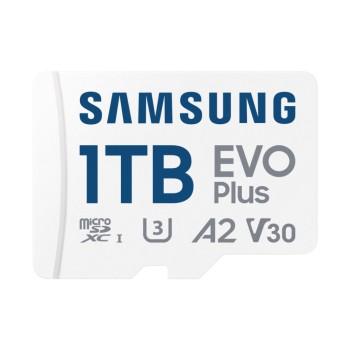 Spominska kartica microSDXC 1TB Samsung Evo Plus 160MB/s/120MB/s U3 V30 UHS-I A2  +adapter (MB-MC1T0SA/EU)