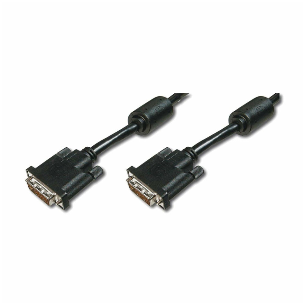 Kabel DVI-D(m)=>DVI-D(m) 2,00m črn Digitus (AK-320101-020-S) Digitus Kabel DVI-D(m)=>DVI-D(m) 2,00m črn Digitus (AK-320101-020-S)
