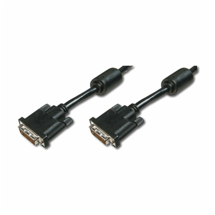 Kabel DVI-D(m)=>DVI-D(m) 2,00m črn Digitus (AK-320101-020-S)