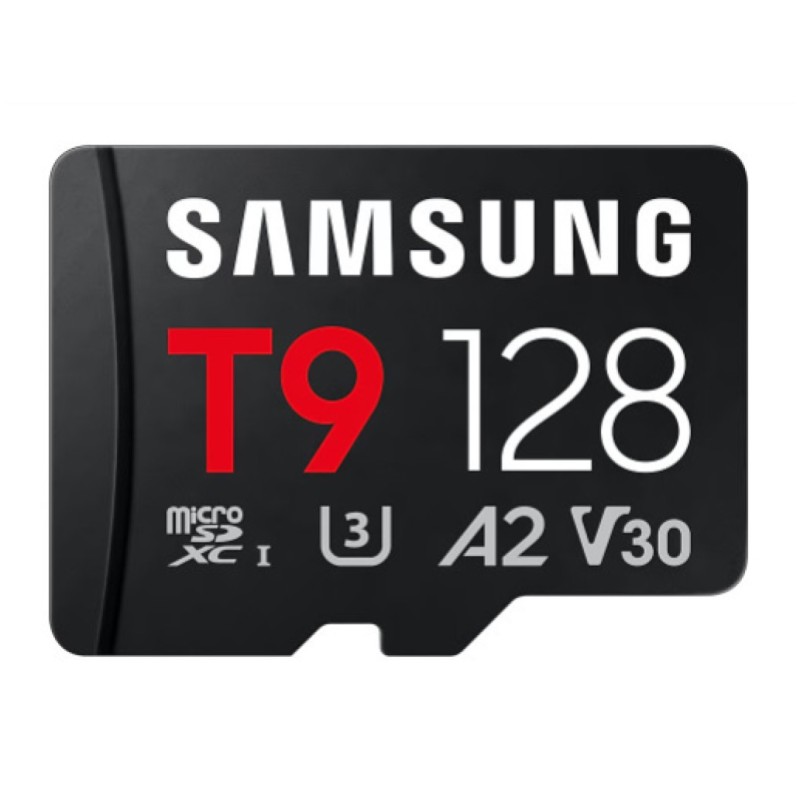 Spominska kartica SDXC 128GB Samsung T9 200MB/130MB U3 V30 UHS-I A2 (MB-MH128T/WW)