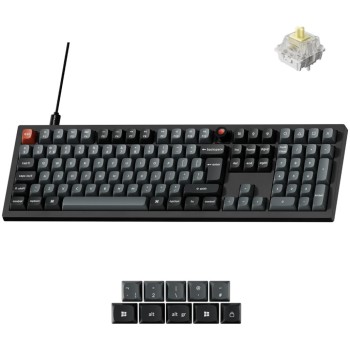 Mehanska Tipkovnica Žična Keychron V6 8K UK | črna RGB (Yellow switch) (V6W-D4-UK) Mehanska Tipkovnica Žična Keychron V6 8K UK | črna RGB (Yellow switch) (V6W-D4-UK)