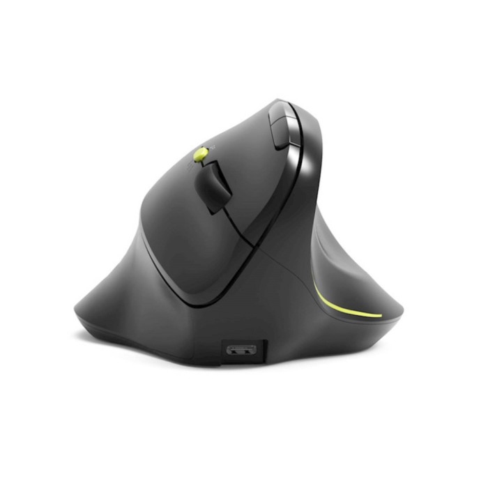 Miš brezžična + Bluetooth ergonomska Port Ergo Soft 1600DPI za desničarje 5 gumbov črna (910200) Miš brezžična + Bluetooth ergonomska Port Ergo Soft 1600DPI za desničarje 5 gumbov črna (910200)