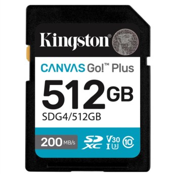 Spominska kartica SDXC 512GB Kingston Canvas Go! Plus Class10 200MB/s/U3 V30 UHS-I (SDG4/512GB) Spominska kartica SDXC 512GB Kingston Canvas Go! Plus Class10 200MB/s/U3 V30 UHS-I (SDG4/512GB)