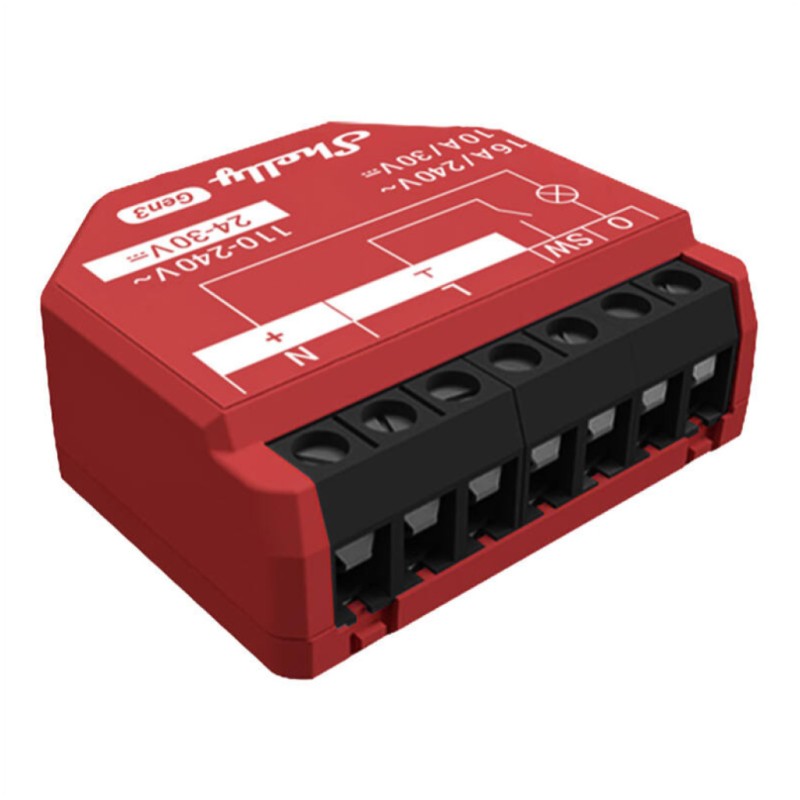 Pametna hiša - 1PM Gen 3 16A WLAN 1-kanalno stikalo z merjenjem porabe (FG3800235261798) Shelly Pametna hiša - 1PM Gen 3 16A WLAN 1-kanalno stikalo z merjenjem porabe (FG3800235261798)