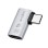 Adapter USB-C => USB-C 90° L/D USB 4 40Gbps 8K/60Hz LogiLink srebrn (AU0064)