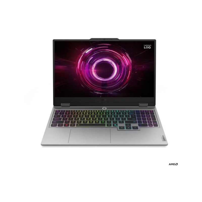 Prenosnik Lenovo 39,6 cm (15,6) LOQ 15 1920x1080 IPS G-SYNC 300nit Ryzen 7 250/32GB/SSD1TB/BL RGB/RTX5060-8GB/Win11Home (83JG004QSC)