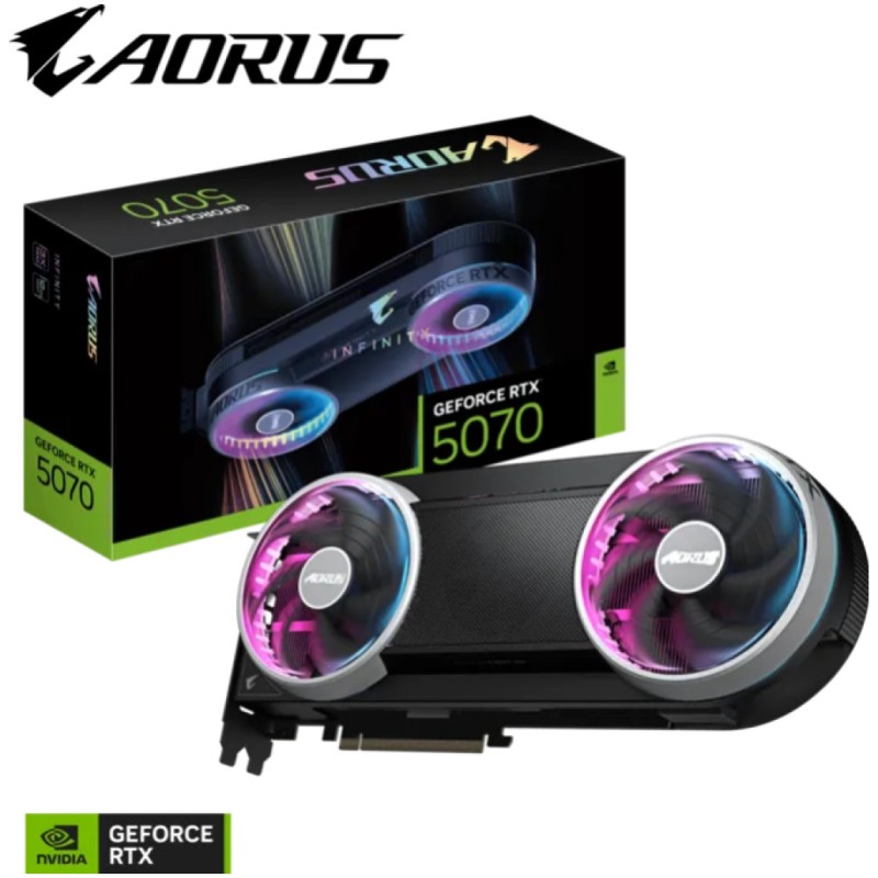 Grafična kartica nVidia RTX5070 GigaByte AORUS Infinity - 12GB GDDR7 (GV-N5070AORUS IF-12GD) GIGABYTE Grafična kartica nVidia RTX5070 GigaByte AORUS Infinity - 12GB GDDR7 (GV-N5070AORUS IF-12GD)