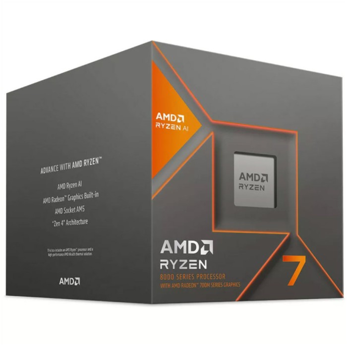 Procesor AMD AM5 Ryzen 7 8700G 8C/16T 4,2/5,1GHz BOX 65W grafika Radeon Wraith Stealth hladilnik Procesor AMD AM5 Ryzen 7 8700G 8C/16T 4,2/5,1GHz BOX 65W grafika Radeon Wraith Stealth hladilnik