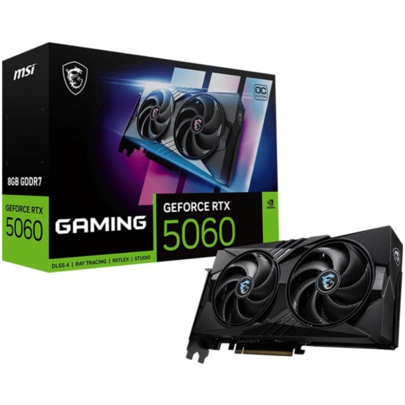 Grafična kartica nVidia RTX 5060 MSI Gaming OC - 8GB GDDR7 (V537-005R) MSI Grafična kartica nVidia RTX 5060 MSI Gaming OC - 8GB GDDR7 (V537-005R)