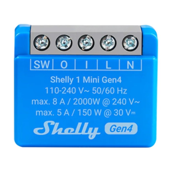 Pametna hiša - Shelly 1 Mini Gen 4 Matter WLAN enokanalni pametni rele (FG3800238070786) Pametna hiša - Shelly 1 Mini Gen 4 Matter WLAN enokanalni pametni rele (FG3800238070786)