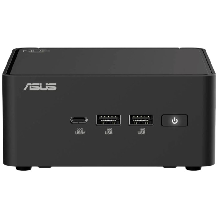Računalnik BB Asus NUC 15 Pro Kit Intel Ultra 7 255H 2xHDMI 2xThunderbolt 4 M.2 NVMe 5xUSB 2xSO-DIMM Intel Arc 140T LAN WiFi 7 Tall