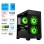 Računalnik MEGA MT S7X i5-12400F/RTX5060/16GB/1TB/750W/Brez OS/črna RGB + Estetski napajalni kabli [Zelena / Črna]