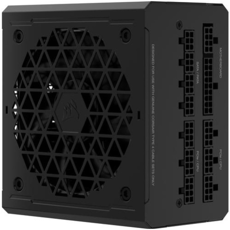 Napajalnik - 1000W Corsair RM1000e (2025) 80Plus Gold 90% ATX 3.1 Modular 120mm črna (CP-9020264-EU)