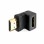 Adapter HDMI (m) => HDMI (ž) Delock 19-pin kotni 90°