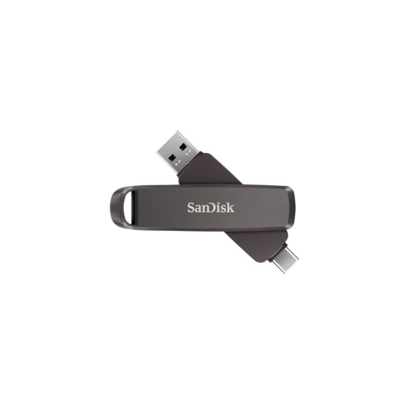 Spominski ključek 256GB USB-C/A Sandisk Extreme PRO Dual Drive 1000MB/s 900MB/s črn (SDDDE1-256G-G46) SANDISK Spominski ključek 256GB USB-C/A Sandisk Extreme PRO Dual Drive 1000MB/s 900MB/s črn (SDDDE1-256G-G46)
