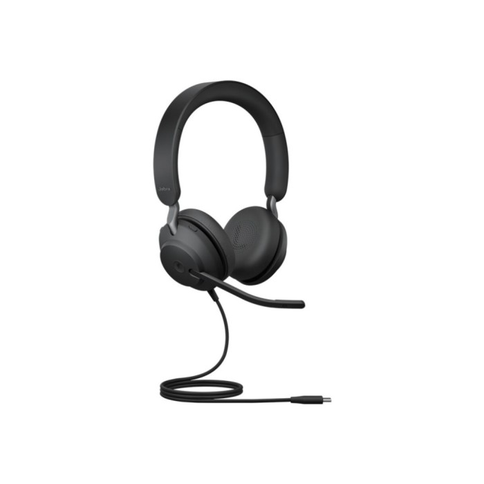 Slušalke žične Jabra naglavne z mikrofonom USB-C/USB-A Evolve2 40 SE MS stereo črne (24189-999-799)