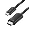 Kabel USB-C 3.2 Gen1 => HDMI 3,0m UHD 4K/30Hz Logilink črn (UA0471) LOGILINK Kabel USB-C 3.2 Gen1 => HDMI 3,0m UHD 4K/30Hz Logilink črn (UA0471)