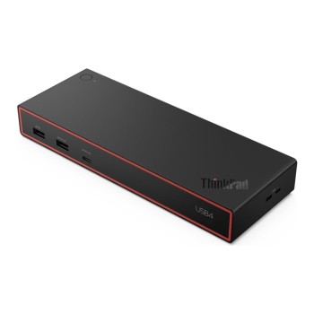 Priklopna postaja Lenovo ThinkPad USB4 Dock 5000 2x DisplayPort 1x HDMI 4x USB 3.2 2x USB-C RJ45 (40BF0100EU), priložen 100W adapter / novo Priklopna postaja Lenovo ThinkPad USB4 Dock 5000 2x DisplayPort 1x HDMI 4x USB 3.2 2x USB-C RJ45 (40BF0100EU), priložen 100W adapter / novo