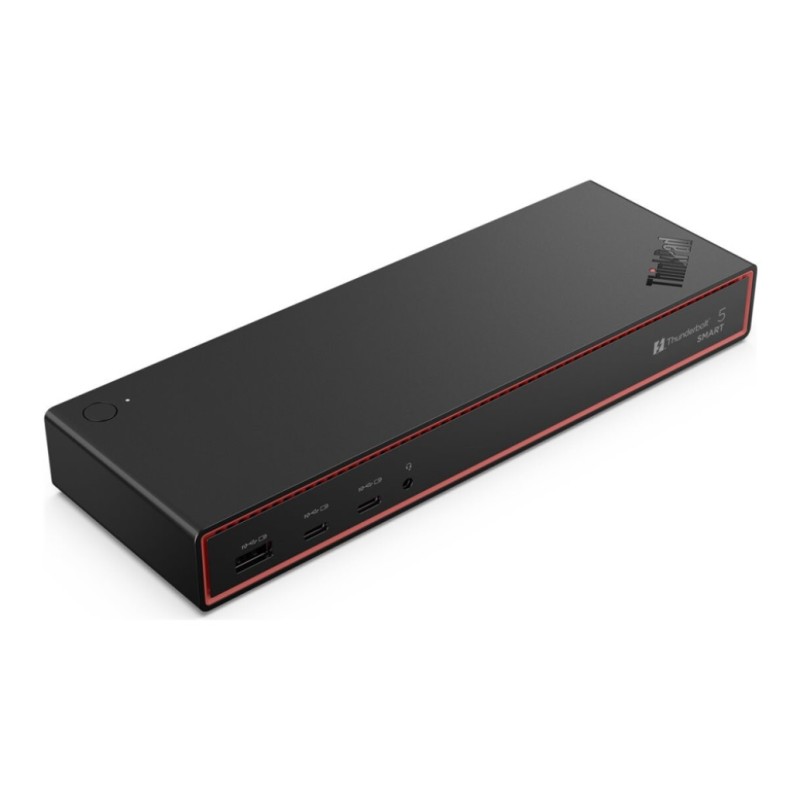 Priklopna postaja USB-C => Lenovo Thunderbolt 5 Smart 7500 1xHDMI 2xDisplayPort 2xUSB3.0 4xUSB-C 265W 1xLAN 2,5Gb 1x3,5mm (40BA0265EU) Lenovo Priklopna postaja USB-C => Lenovo Thunderbolt 5 Smart 7500 1xHDMI 2xDisplayPort 2xUSB3.0 4xUSB-C 265W 1xLAN 2,5Gb 1x3,5mm (40BA0265EU)