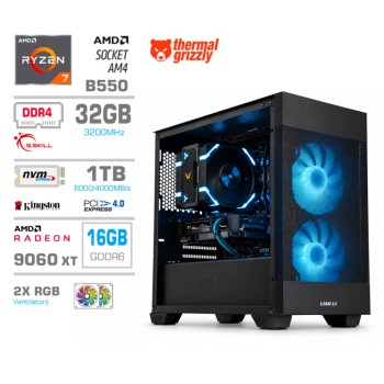 Računalnik MEGA MT S7X R7-5800X/RX9060 XT/32GB/1TB/750W/Brez OS/črna RGB Računalnik MEGA MT S7X R7-5800X/RX9060 XT/32GB/1TB/750W/Brez OS/črna RGB