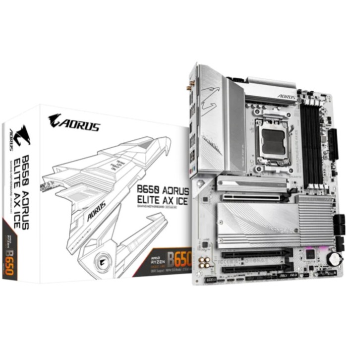 Osnovna plošča AM5 GigaByte B650 AORUS ELITE AX ICE ATX HDMI 1xDisplayPort