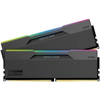 DDR5 64GB 6000MHz CL30 KIT (2x16GB) KLEVV RGB Cras V XMP3.0 EXPO 1,35V črna (KD5BGUA80-60A300G) DDR5 64GB 6000MHz CL30 KIT (2x16GB) KLEVV RGB Cras V XMP3.0 EXPO 1,35V črna (KD5BGUA80-60A300G)