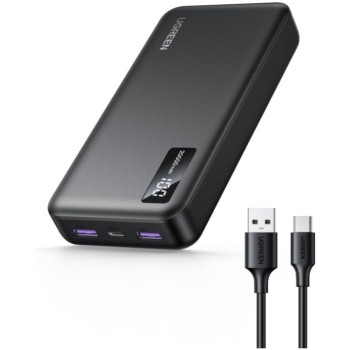 Prenosna baterija Ugreen 22.5W 20000mAh 2xxUSB-A 1xUSB-C črna Prenosna baterija Ugreen 22.5W 20000mAh 2xxUSB-A 1xUSB-C črna