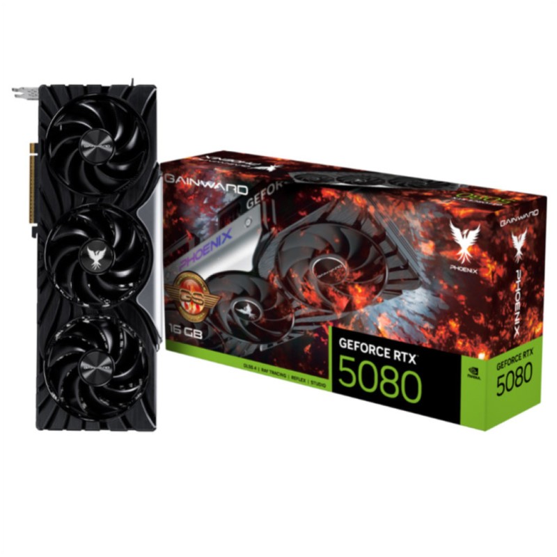Grafična kartica nVidia RTX5080 Gainward Phoenix - 16GB GDDR7 (NE75080S19T2-GB2031C) Gainward Grafična kartica nVidia RTX5080 Gainward Phoenix - 16GB GDDR7 (NE75080S19T2-GB2031C)