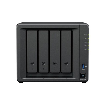 NAS ohišje Synology DS925neo+ 4x3,5'' SATA HDD/SSD 2xM.2 NVMe AMD V1500B 4 core (8-thread) 2.2 GHz 4GB DDR4 non-ECC SODIMM 2xRJ-45 2.5GbE LAN 2xUSB 3.2 Gen1 1xUSB-C expansion port