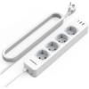 Podaljšek Tessan 307C 2,00m 4x220V 3xUSB-A USB-C bel (TS-307-C) Tessan Podaljšek Tessan 307C 2,00m 4x220V 3xUSB-A USB-C bel (TS-307-C)