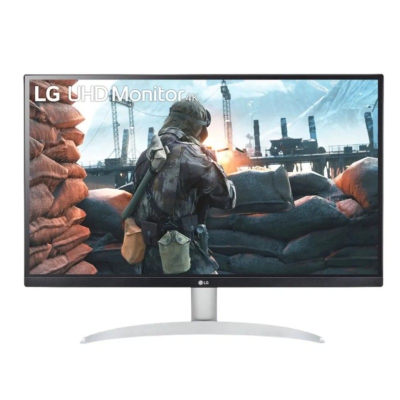 Monitor LG 68,6 cm (27,0) 27UP650P-W.AEU 3840x2160 IPS 5ms 2xHDMI DisplayPort Pivot  DCI-P3-95% FreeSync HDR400 srebrno-bel- poškodovana embalaža