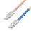 Kabel USB-C (m) => USB-C (m) 2.0 1,0m 60W 3A/20V 480Mbps pletenj ovoj pisan LogiLink (CU0482)