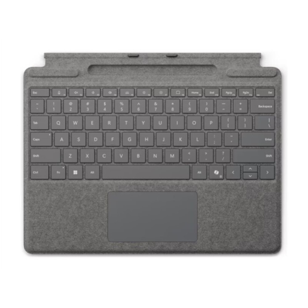Tipkovnica za MICROSOFT Surface Pro 9/10 Type Cover z držalom za Slim Pen platinum