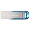 Spominski ključek 32GB USB 3.0 Sandisk Ultra Flair 150MB/s - kovinski/brez pokrovčka/srebrn (SDCZ73-032G-G46B)
