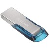Spominski ključek 32GB USB 3.0 Sandisk Ultra Flair 150MB/s - kovinski/brez pokrovčka/srebrn (SDCZ73-032G-G46B)