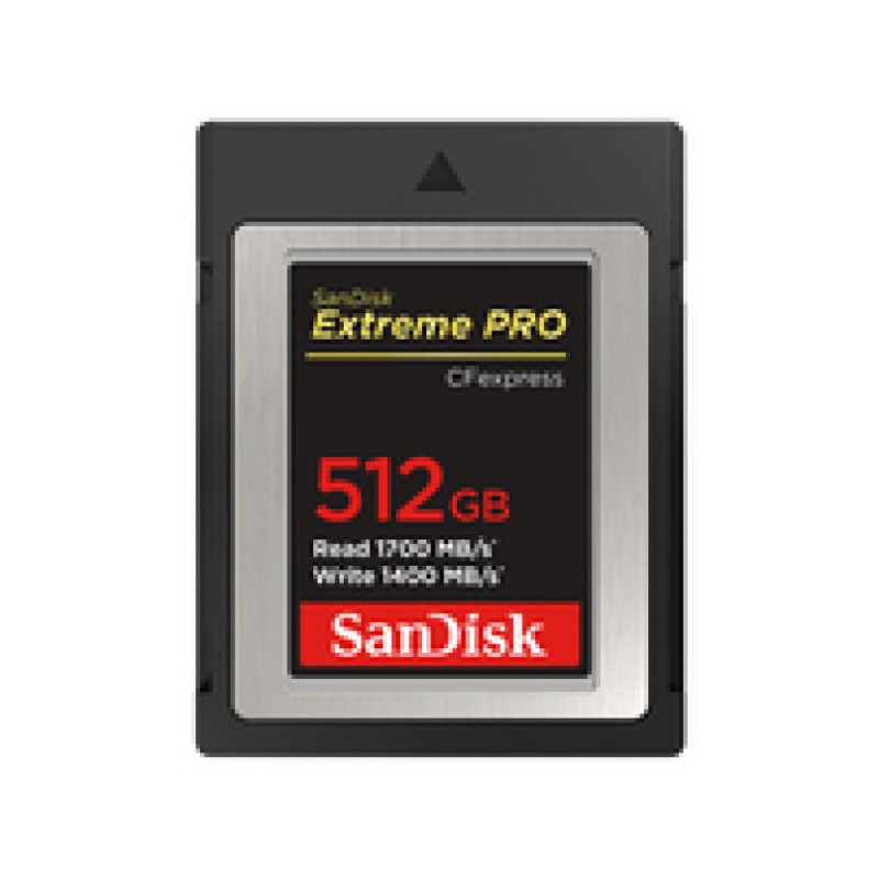 Spominska kartica CFexpress 512GB Sandisk Extreme Pro 1700MB/s/1400MB/s (SDCFE-512G-GN4NN) SANDISK Spominska kartica CFexpress 512GB Sandisk Extreme Pro 1700MB/s/1400MB/s (SDCFE-512G-GN4NN)
