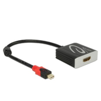Adapter DisplayPort mini (m) => HDMI (ž) aktivni 4K 60Hz Delock Adapter DisplayPort mini (m) => HDMI (ž) aktivni 4K 60Hz Delock