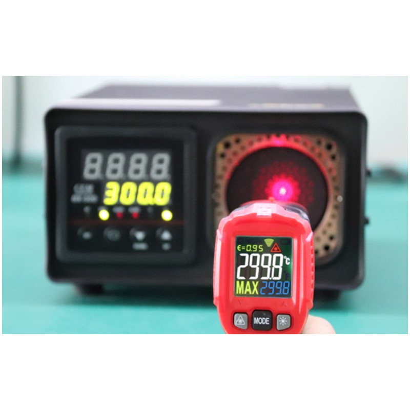 Digitalni termometer Habotest HT650B, brezkontaktni laserski, merilno območje -30 do 550°C Habotest Digitalni termometer Habotest HT650B, brezkontaktni laserski, merilno območje -30 do 550°C